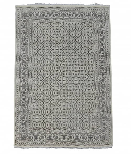 Rug# 31092, New weave Jaipur carpet in all over Herati or Mahi design, fine NZ wool & silk inlay, 400,000 asymmetrical knots, size 302x206 cm (1)