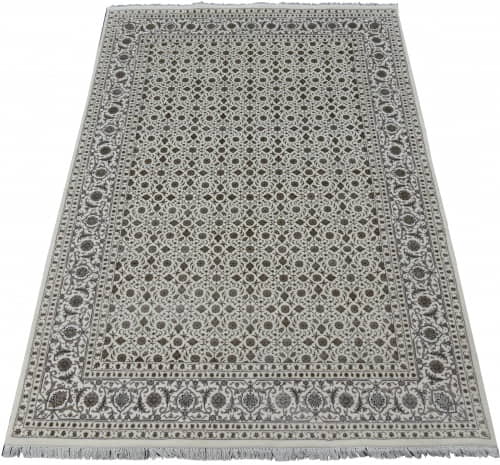 Rug# 31094, New weave Jaipur carpet in all over Herati or Mahi design, fine NZ wool & silk inlay, 400,000 asymmetrical knots, size 202x146 cm (1)