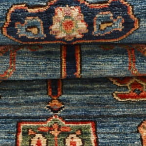 Rug# 20317, Afghan Turkaman weave Vegetabke dye hall runner, 19th century Farahan design, size 423x79 cm (4)