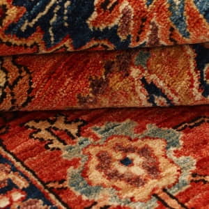 Rug# 20320, Afghan Turkaman weave Vegetabke dye hall runner, 19th century Farahan design, size 145x92 cm (2)