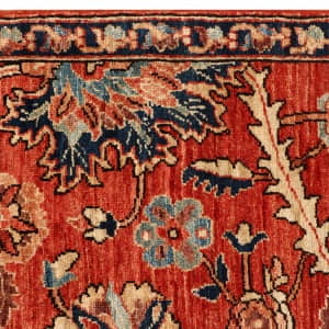 Rug# 20320, Afghan Turkaman weave Vegetabke dye hall runner, 19th century Farahan design, size 145x92 cm (4)