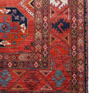 Rug# 26424, Afghan Khiva weave Tukaman, Vegetable dye Revial of a 15th century Saljugh design, size 420x301 cm (5)