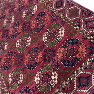 Rug# 26474. Ersari Turkaman, circa 2010, vegetable dyes, all wool, Afghan, size 308x200 cm (4)
