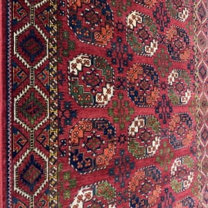 Rug# 26474. Ersari Turkaman, circa 2010, vegetable dyes, all wool, Afghan, size 308x200 cm (5)