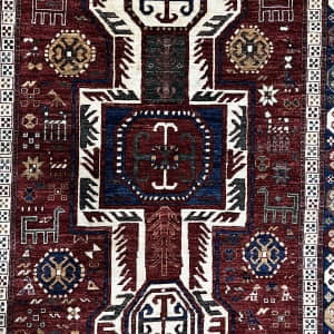 Rug# 26480. Afghan Turkaman weave, circa 2010, 19th century Shirvan Kazak inspired, HSW & Veg dyes, size 230x166 cm (5)