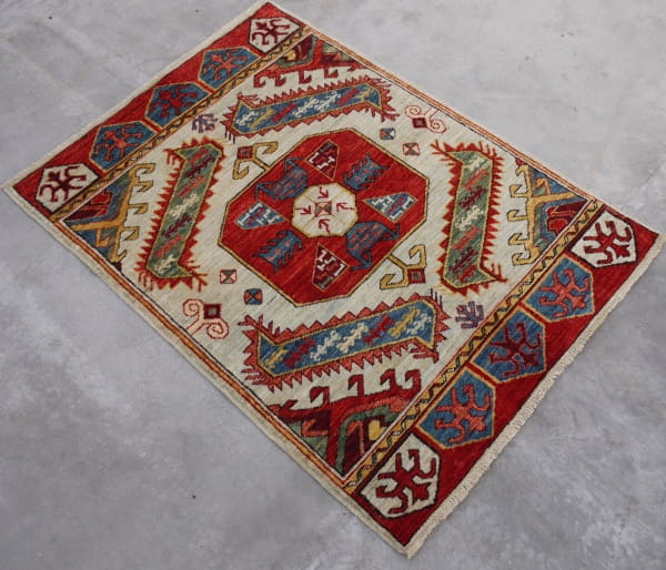 Afghan Turkaman Caucasian-design 120x84cm
