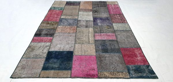 Vintage patchwork rug 306x205cm