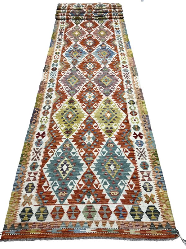 Afghan flatweave Kilim 770x127cm