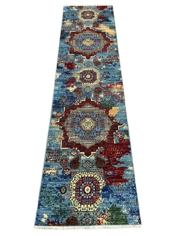 Afghan Turkaman weave 307x78cm
