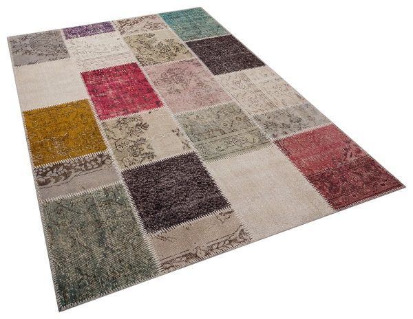 Modern patchwork rug 240x170cm