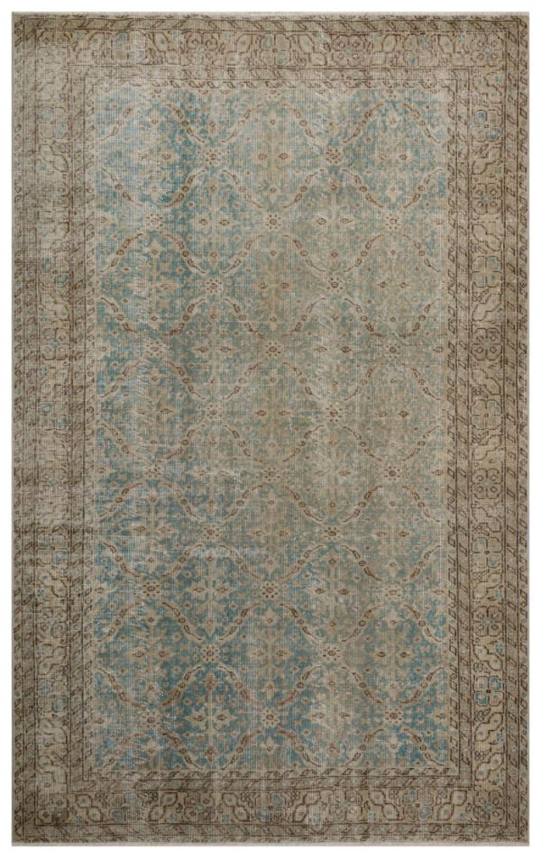 Vintage and Overdyed rug 266x16cm
