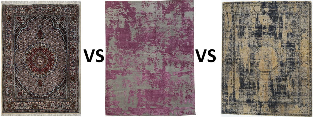Traditional vs Modern vs Transitional Rugs