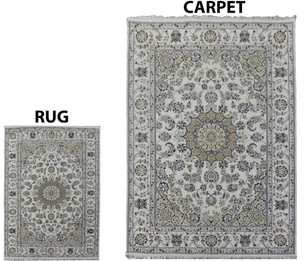 Difference between a rug and a carpet?