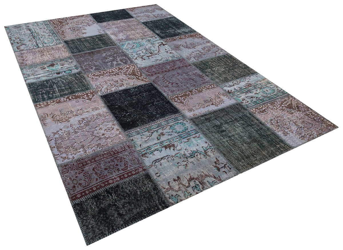 Vintage patchwork rug 300x200cm