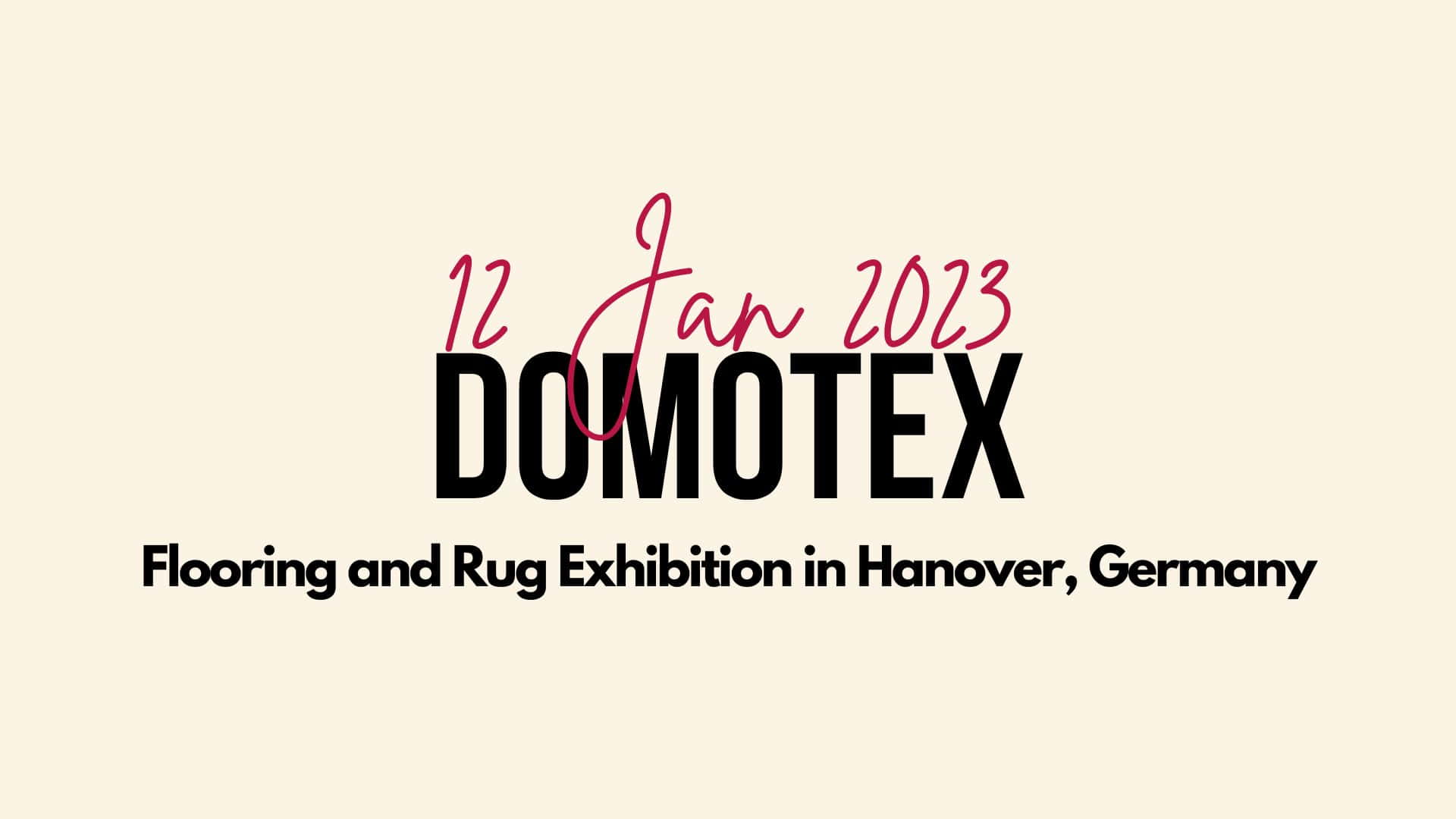 domotex exhibition jan 2023
