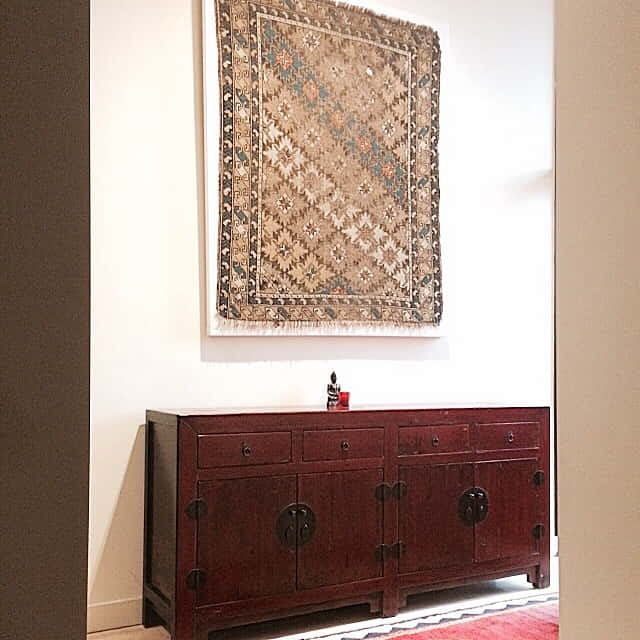 A rug as wall covering
