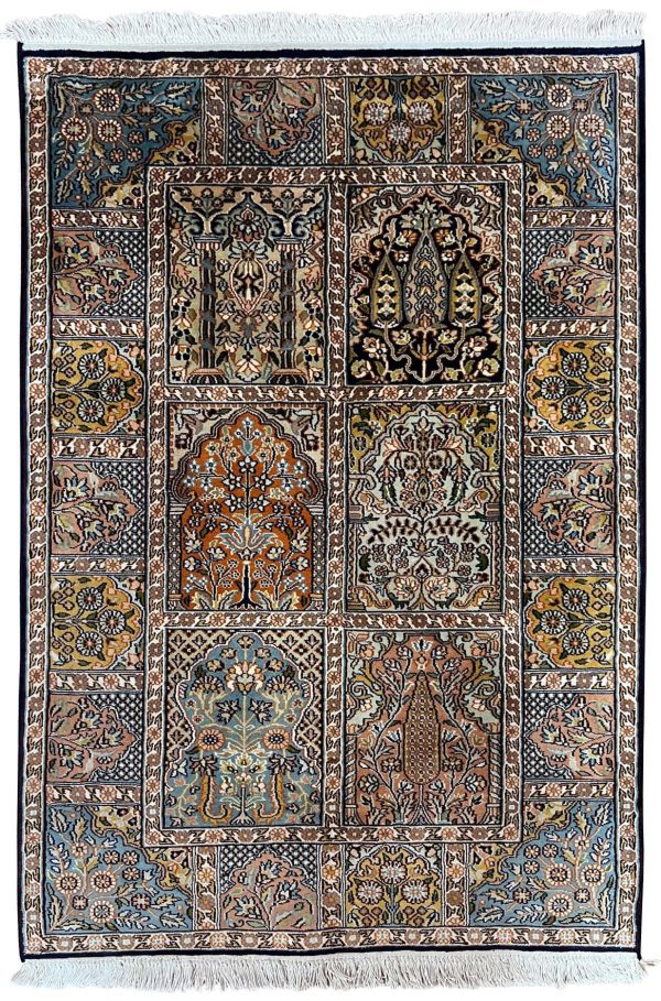 Srinagar Kashmir silk 118x80cm