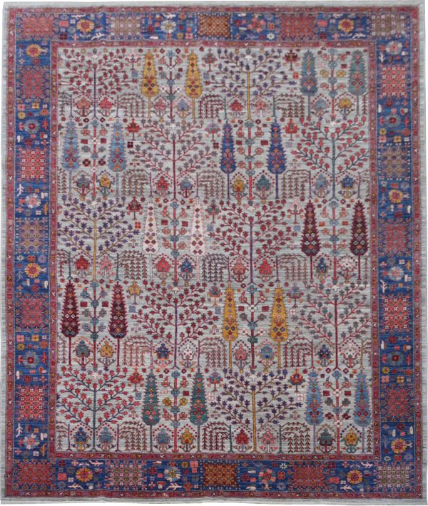 Afghan Turkaman Safavid-Garden-Design 356x268cm