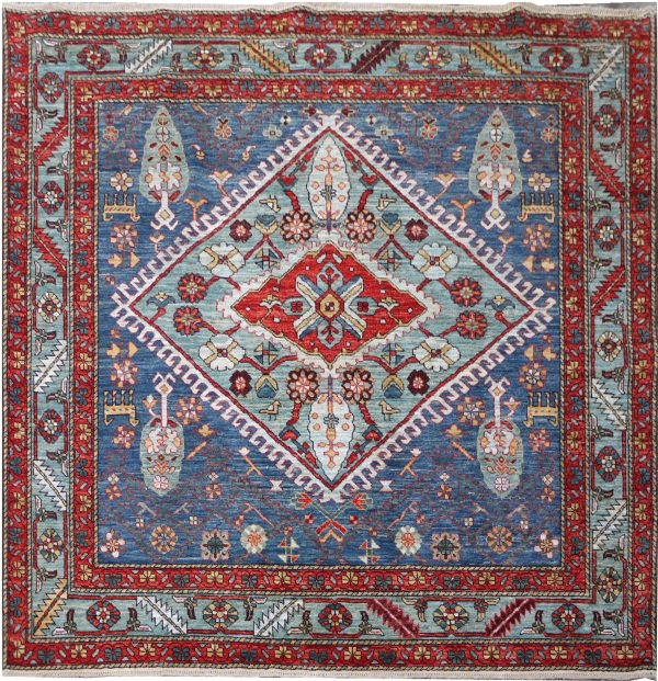 Afghan Turkaman khorjeen-design 183x180cm