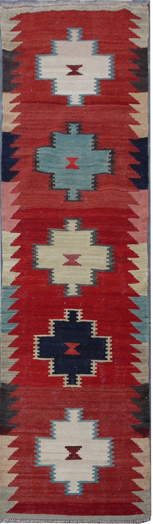 Modern Afghan maimaneh-Kilim 302x75cm