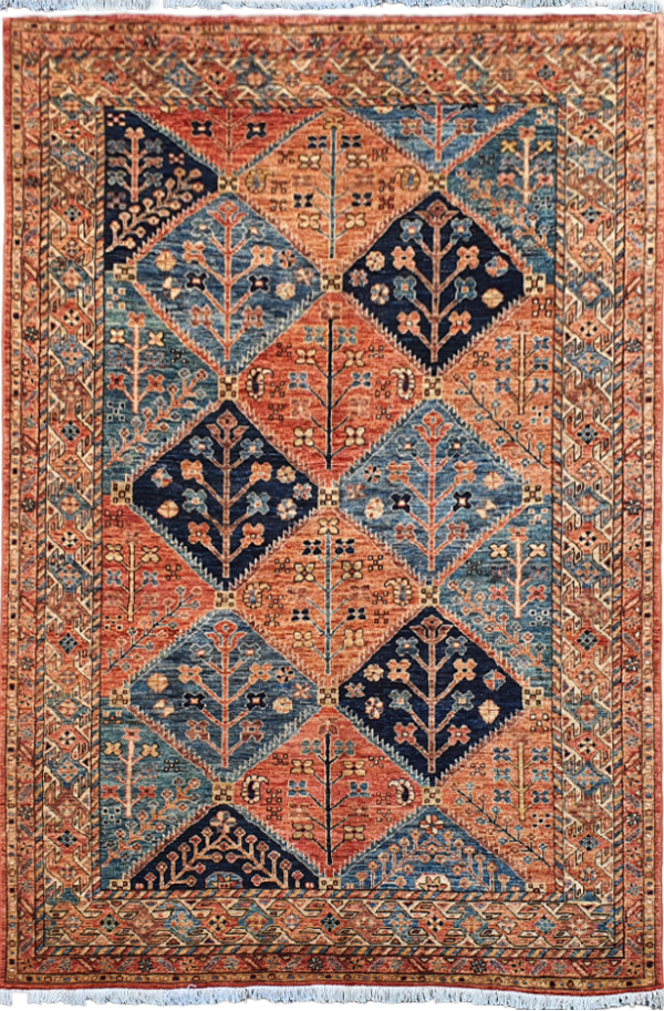 Afghan Turkaman Caucasian-inspired 237x151cm