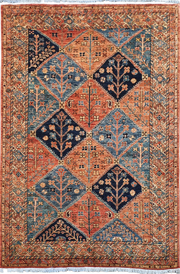 Afghan Turkaman Caucasian-inspired 237x151cm