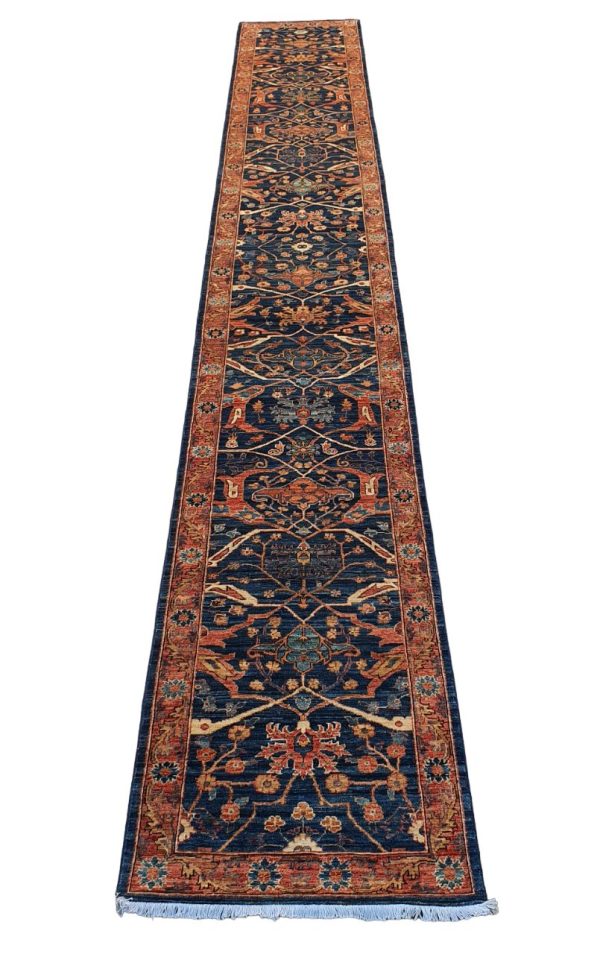 Afghan Turkaman 16th-century-inspired 604x83cm