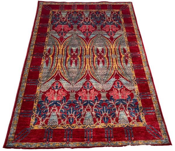 Afghan Arts-And-Crafts Carpet 178x120cm